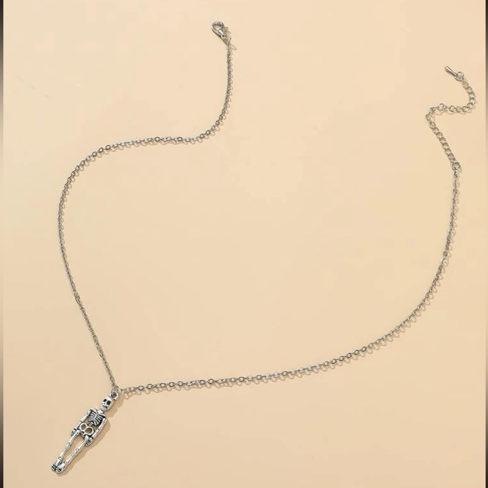 Skeleton chain necklace - Picture 2 of 3